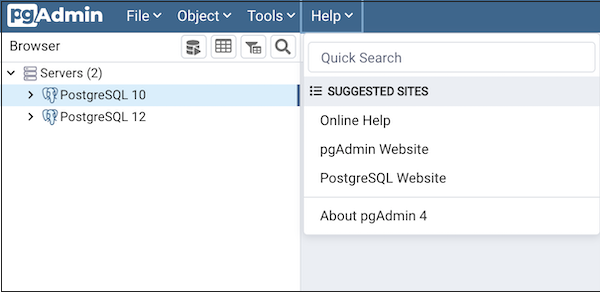pgadmin 4 query format
