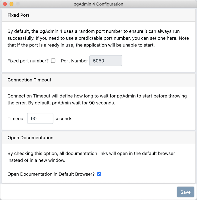 Runtime Configuration